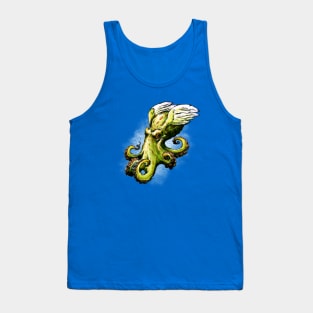 Green Octopus on the wings Tank Top